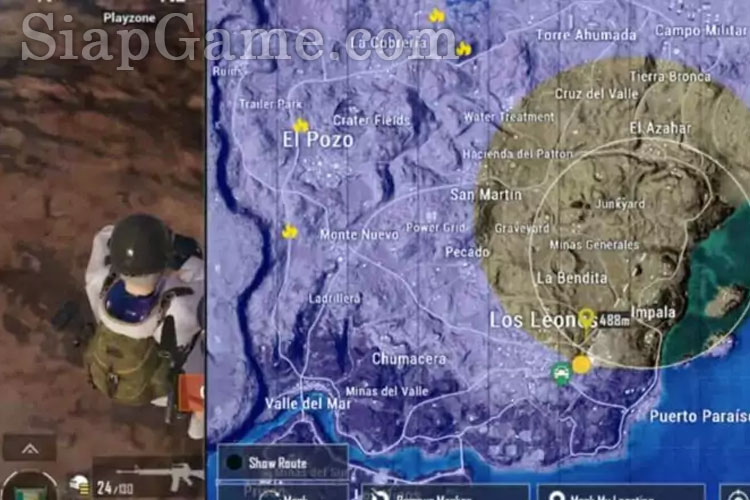 PUBG Mobile: Rotasi Aman di Erangel Saat Late Game